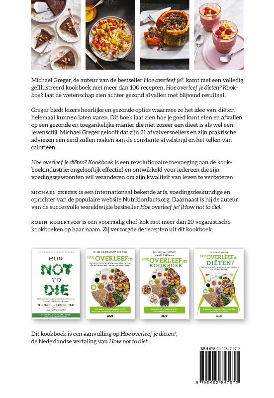 Hoe overleef je diëten? kookboek achterkant