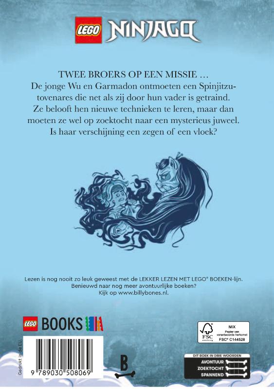 De vloek van het kattenoog / LEGO NINJAGO - Spinjitzu Brothers / 2 achterkant