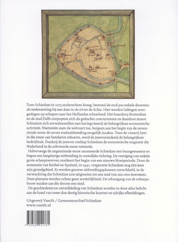 Historische atlas van Schiedam / Historische atlassen achterkant