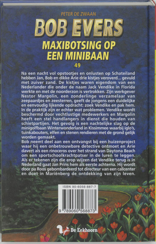 Maxibotsing op een minibaan / Bob Evers-serie / 49 achterkant