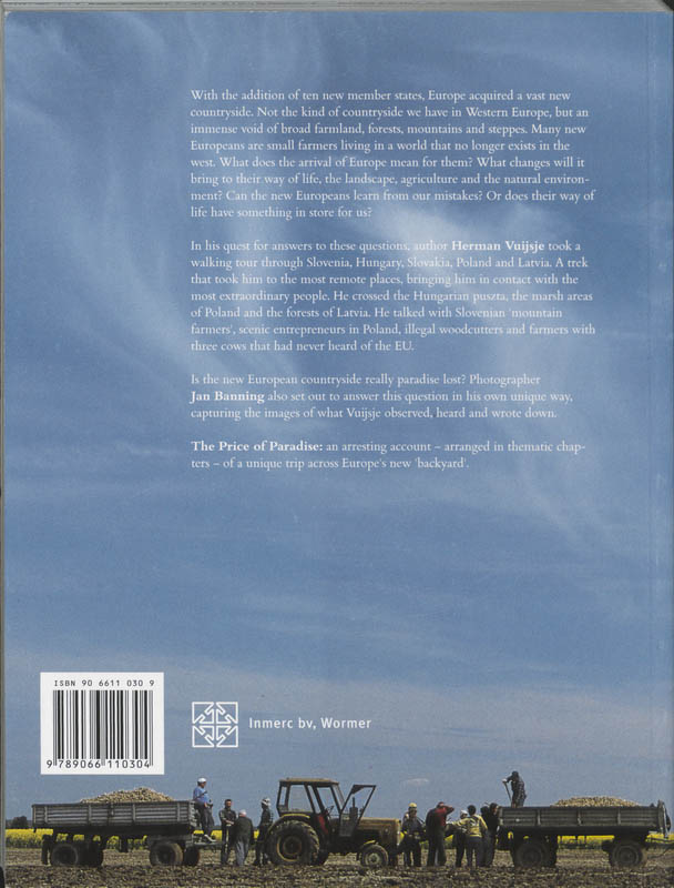 The price of paradise achterkant