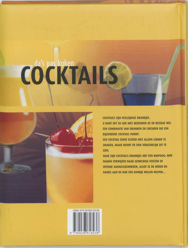 Cocktails achterkant