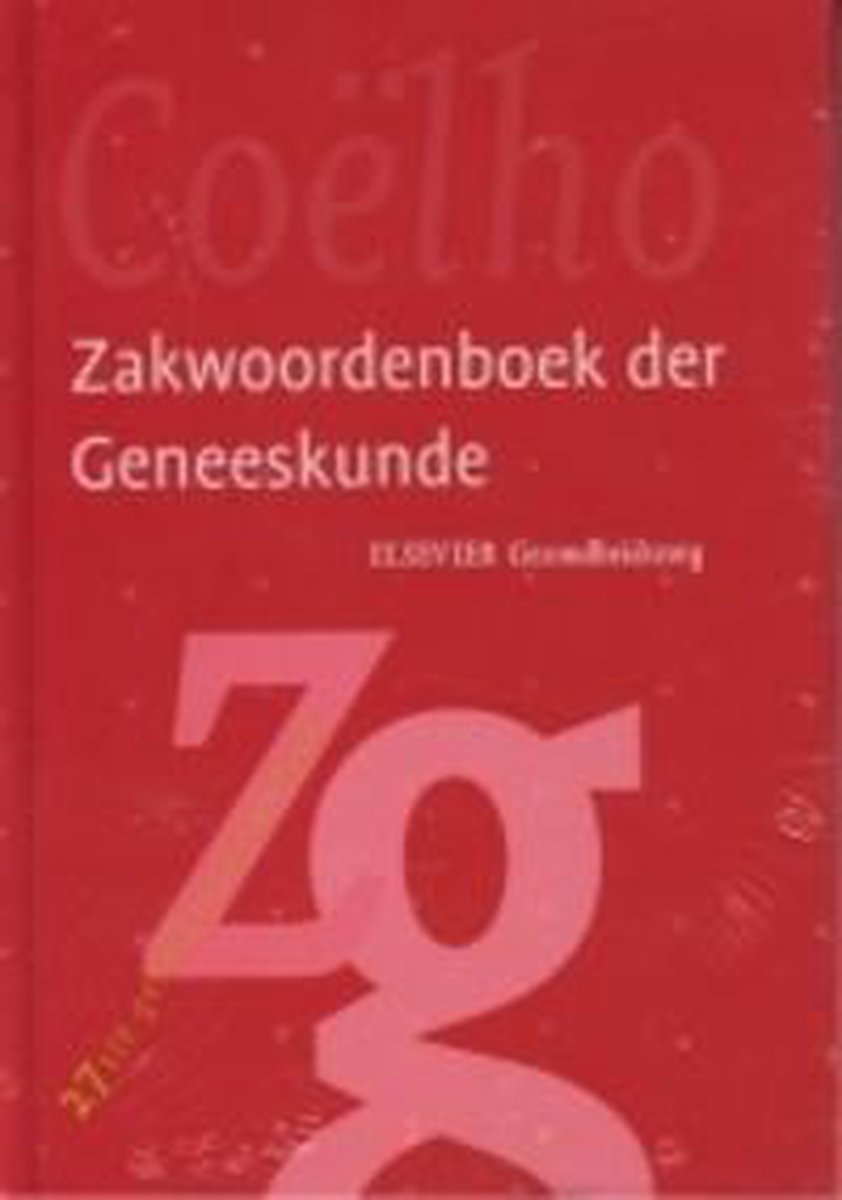 Zakwoordenboek Der Geneeskunde
