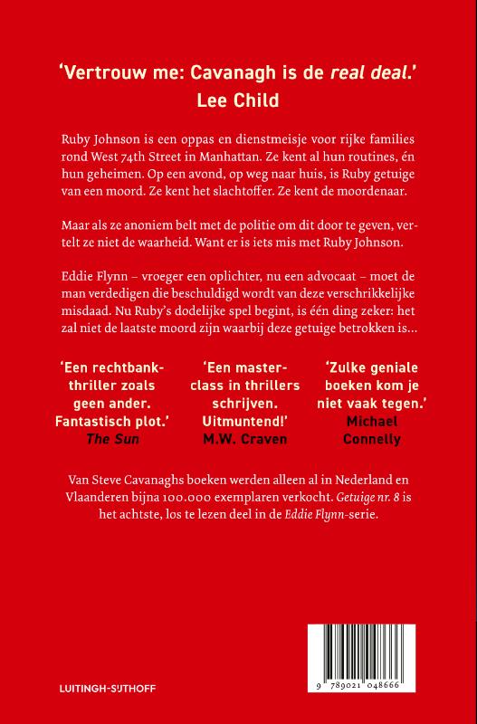 Getuige nr. 8 / Eddie Flynn / 8 achterkant