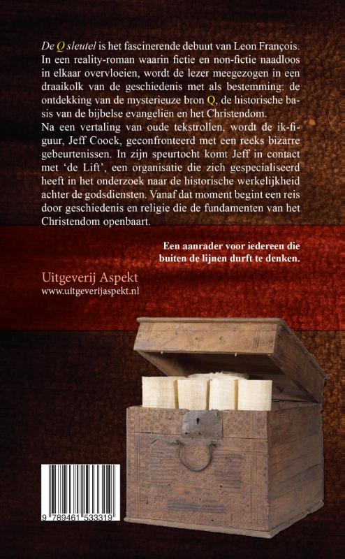 De Q-sleutel achterkant