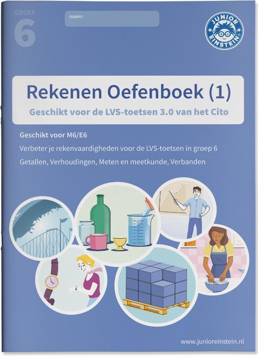 Rekenen Oefenboek deel 1 groep 6 / Deel 1