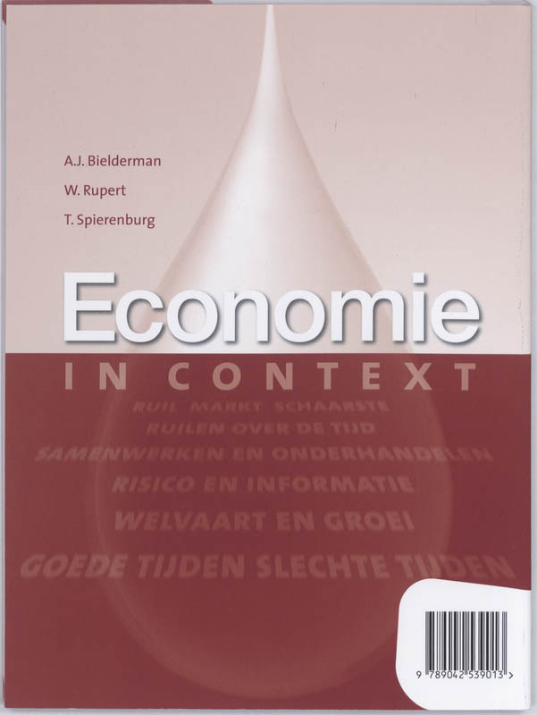 Economie in Context Havo bovenbouw Informatieboek 2 achterkant