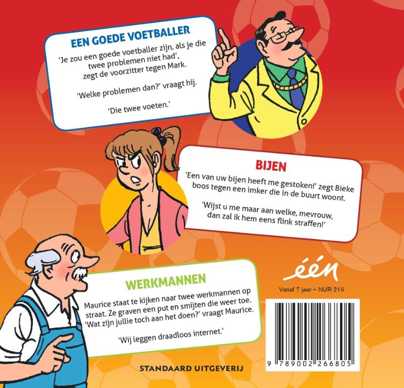 Moppenboek / F.C. De Kampioenen achterkant