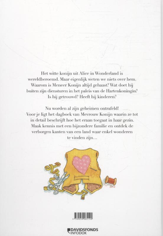 Mevrouw Wit Konijn achterkant