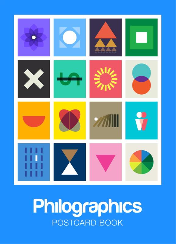 Philographics postcard book