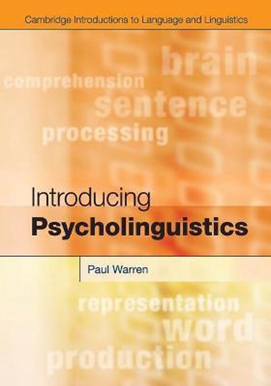 Introducing Psycholinguistics