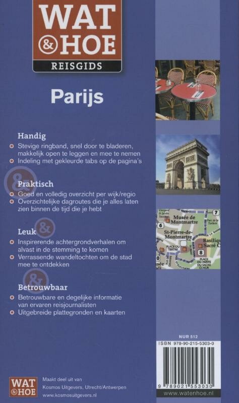 Parijs / Wat & Hoe onderweg achterkant