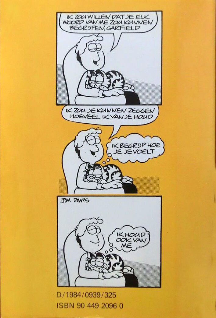 Garfield Pocket 1 / Garfield Pocket / 1 achterkant