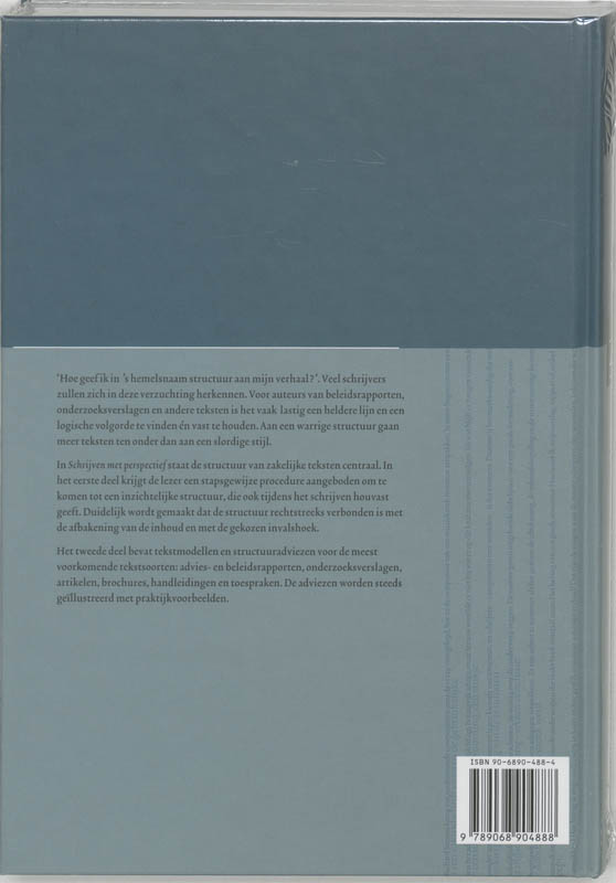 Schrijven met perspectief Schrijven met perspectief achterkant