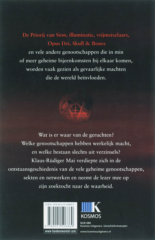 Geheime Genootschappen achterkant