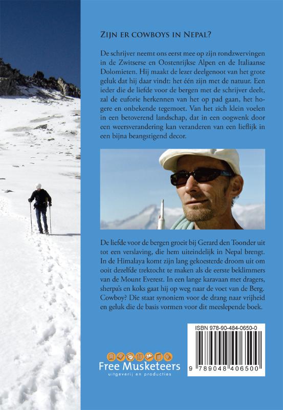 Cowboy in Nepal achterkant