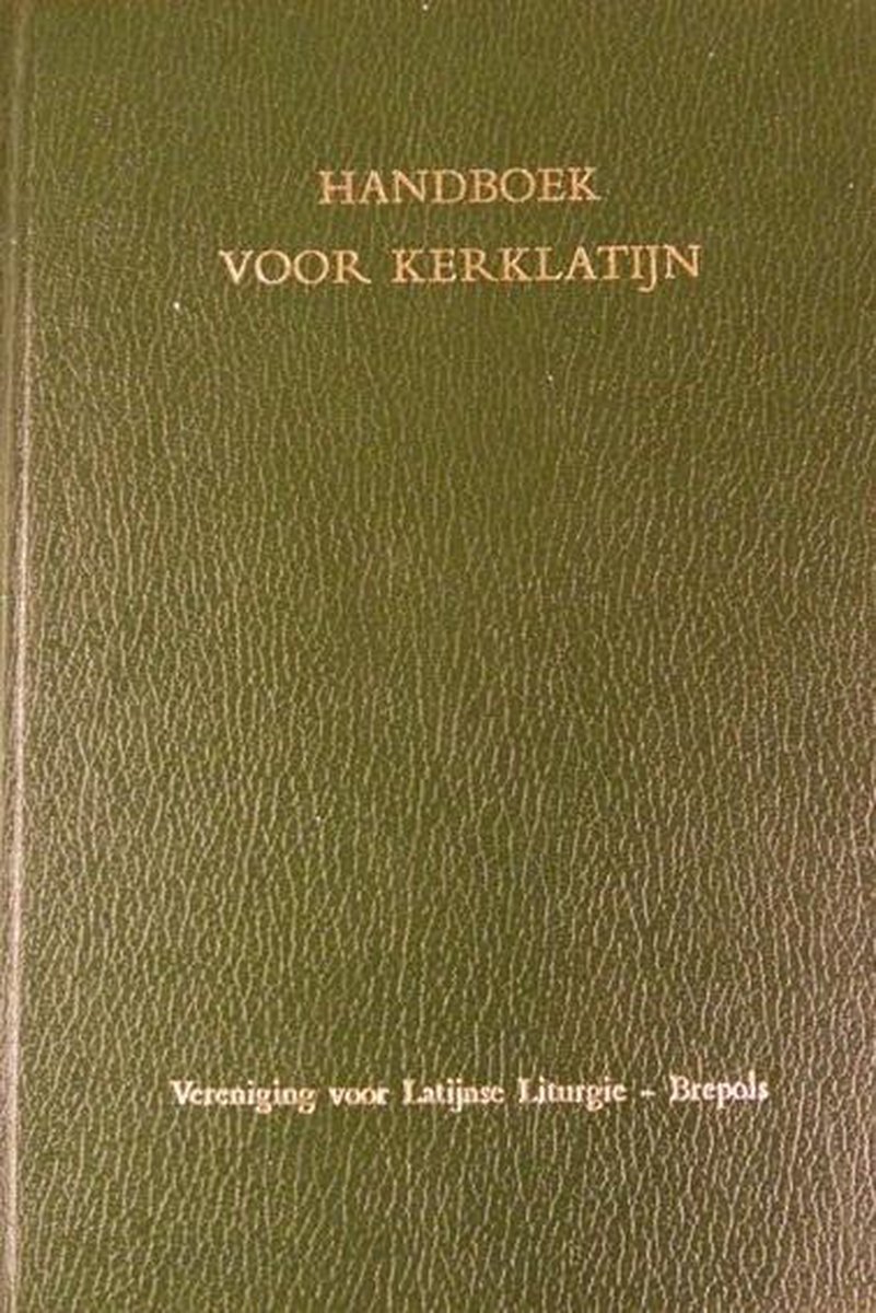 Handboek voor kerklatijn