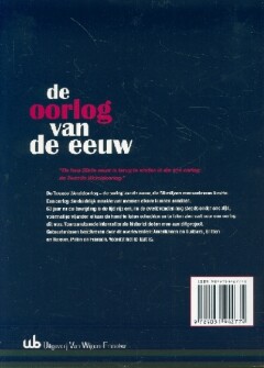 De oorlog van de eeuw achterkant