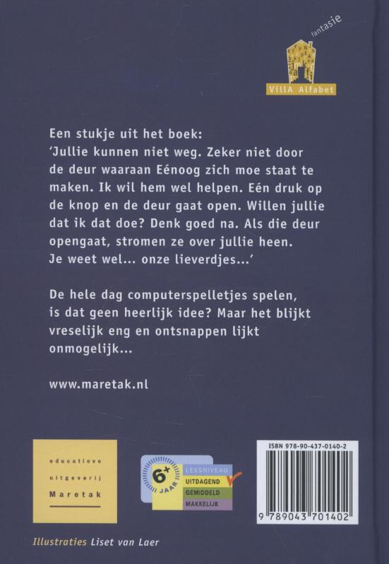 Haak en Co / Villa Alfabet Oranje achterkant