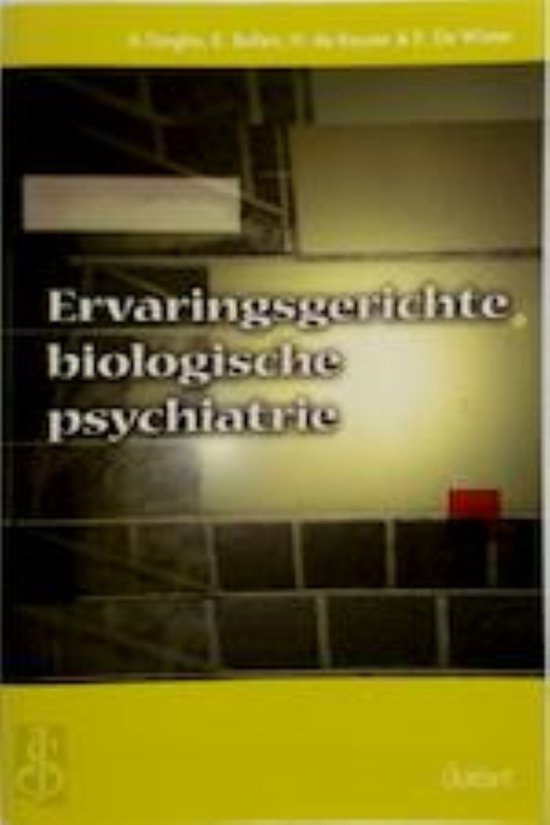 A. Tanghe Ervaringsgerichte Biologische Psychiatrie / Mens & Psyche / 7