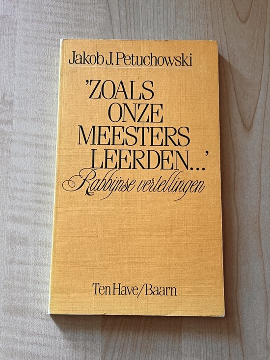 Zoals onze meesters leerden