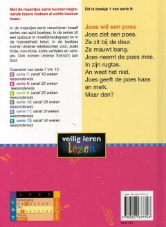 Joes wil een poes / Veilig leren lezen / 1 achterkant