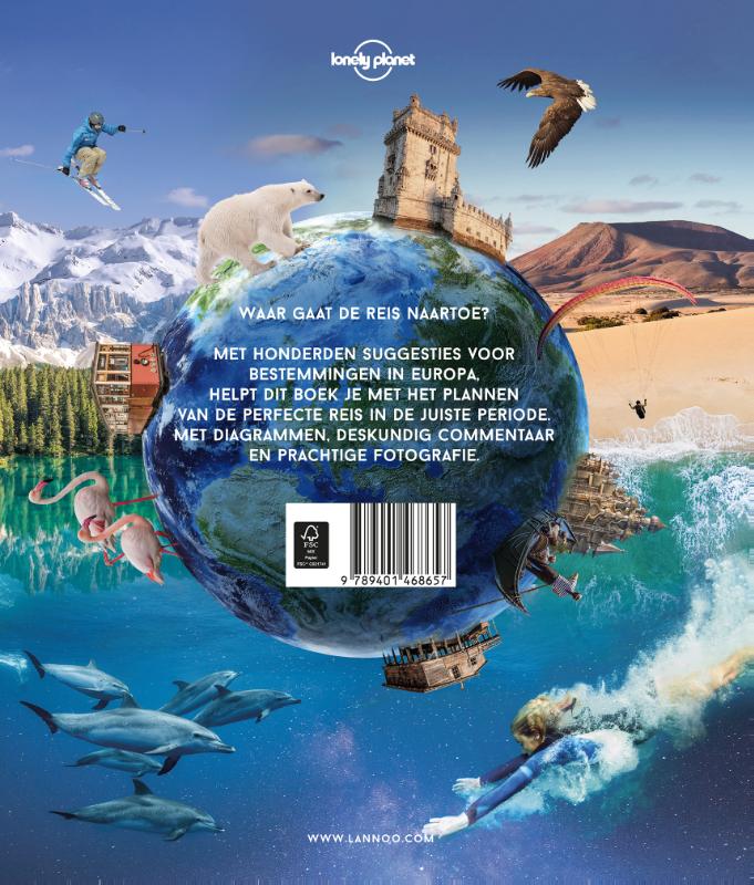 Lonely Planet's Ultieme Reisplanner Europa achterkant