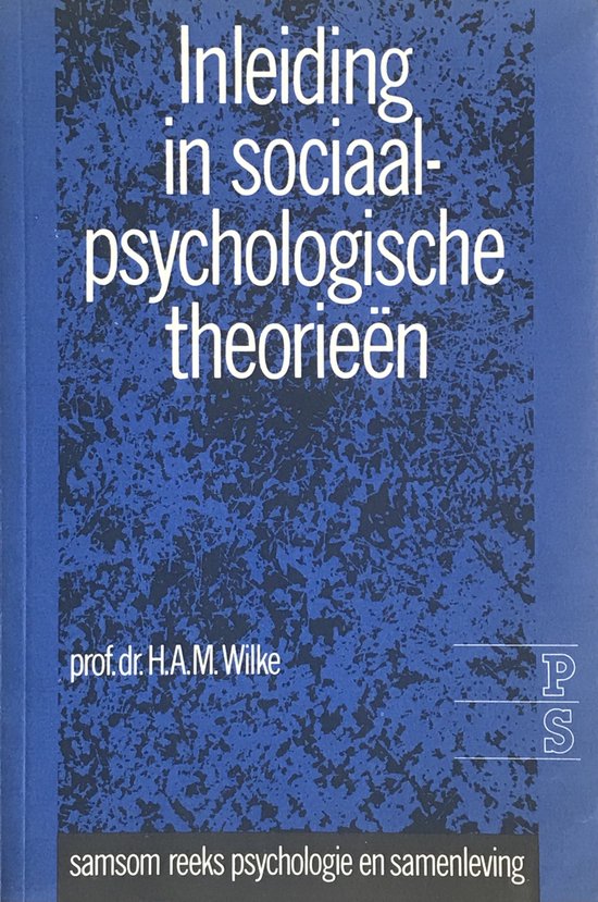 INLEIDING SOCIAAL-PSYCH THEORIEEN  1E DR