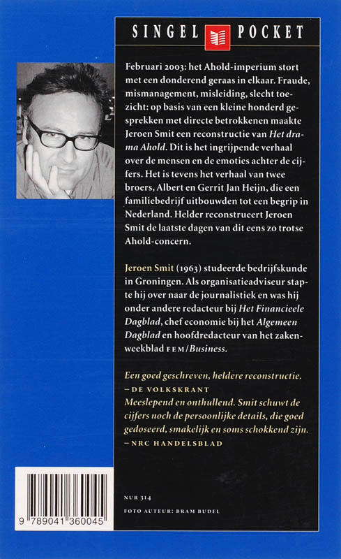 Het drama Ahold achterkant