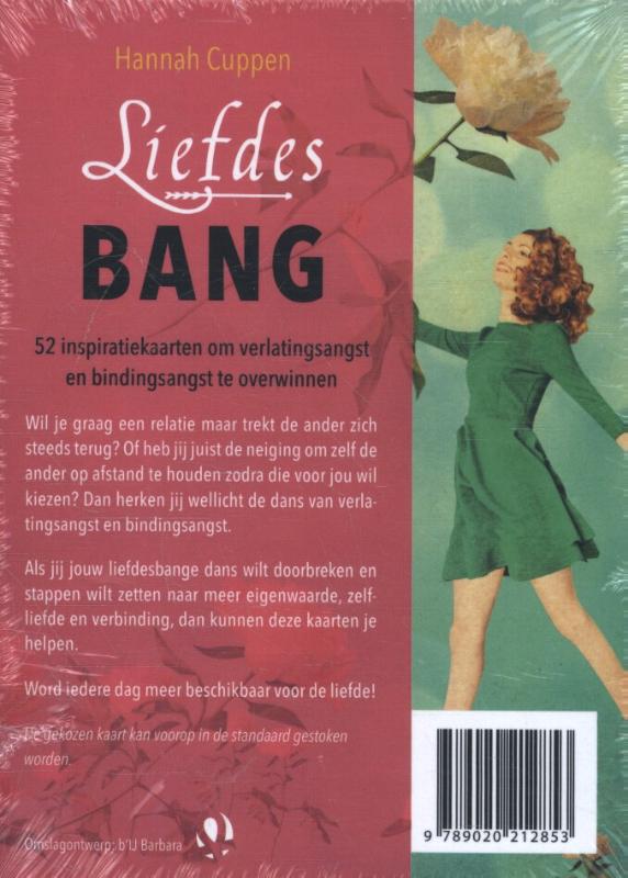 Liefdesbang.  52 inspiratiekaarten om verlatingsangst en bindingsangst te overwinnen achterkant