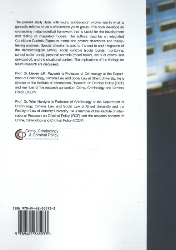 Problematic Youth Group Involvement as Situated Choice achterkant