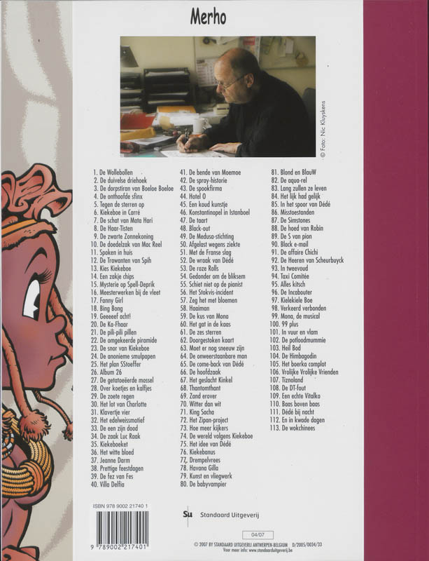 De Himbagodin / Kiekeboe / 104 achterkant