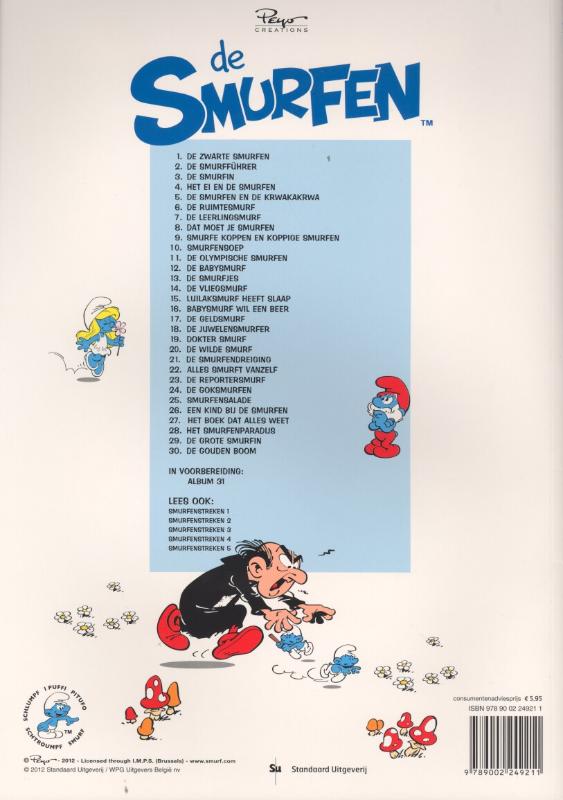 Dokter Smurf / De Smurfen / 19 achterkant