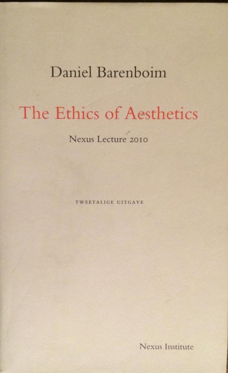 The ethics of aesthetics / Nexus bibliotheek / VII