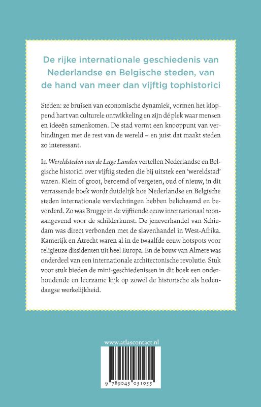Wereldsteden van de Lage Landen achterkant