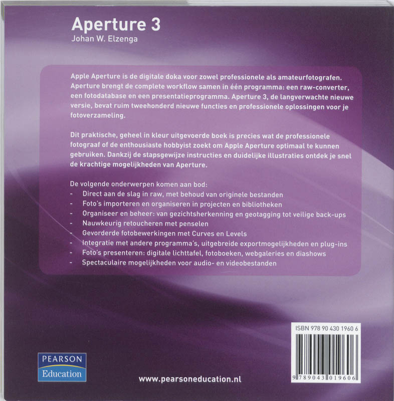 Aperture 3 / Mac achterkant