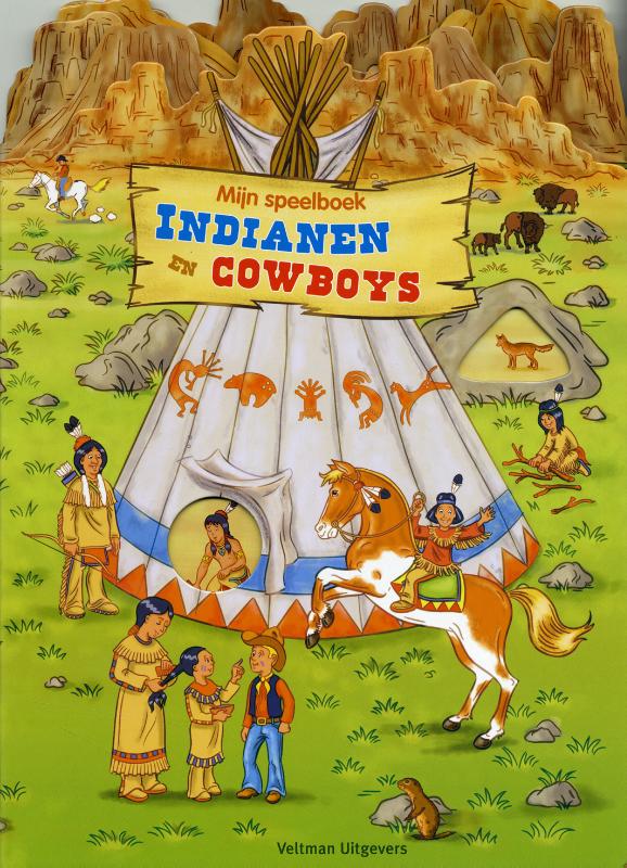 boekenbalie_9789048309115_cover Indianen en cowboys / Mijn speelboek