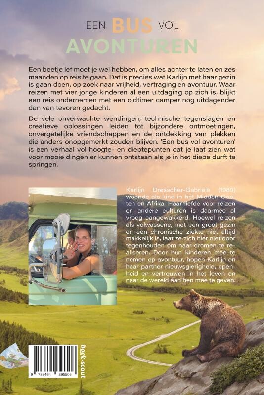 Een bus vol avonturen achterkant