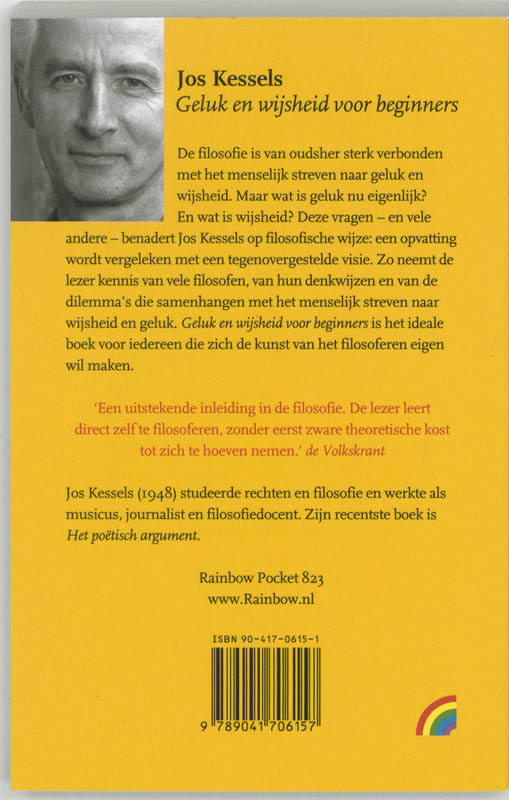 Geluk en wijsheid voor beginners / Rainbow pocketboeken / 824 Geluk en wijsheid voor beginners / Rainbow pocketboeken / 824 achterkant