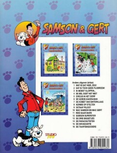 De taartengooiers / Samson & Gert / 16 achterkant