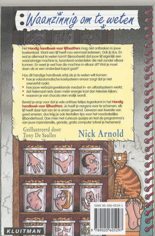 Handig handboek voor lijfbezitters / Waanzinnig om te weten Handig handboek voor lijfbezitters / Waanzinnig om te weten achterkant