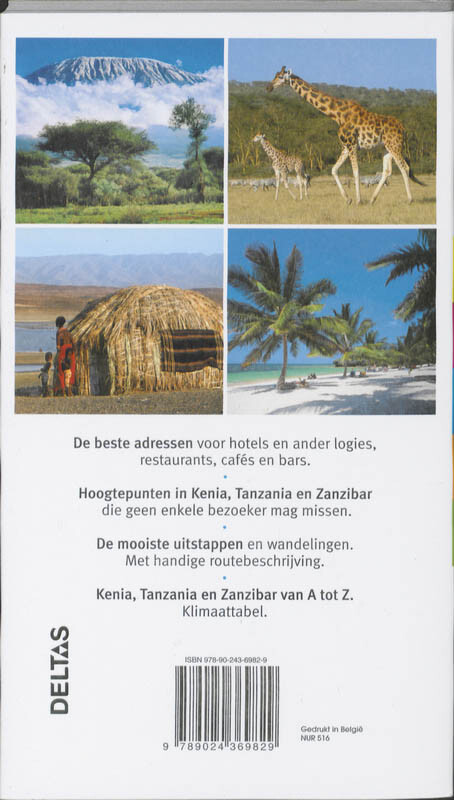 Kenia Tanzania en Zanzibar / Merian live! achterkant