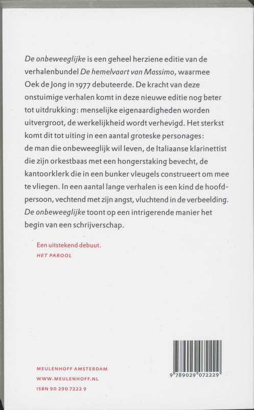 De onbeweeglijke achterkant