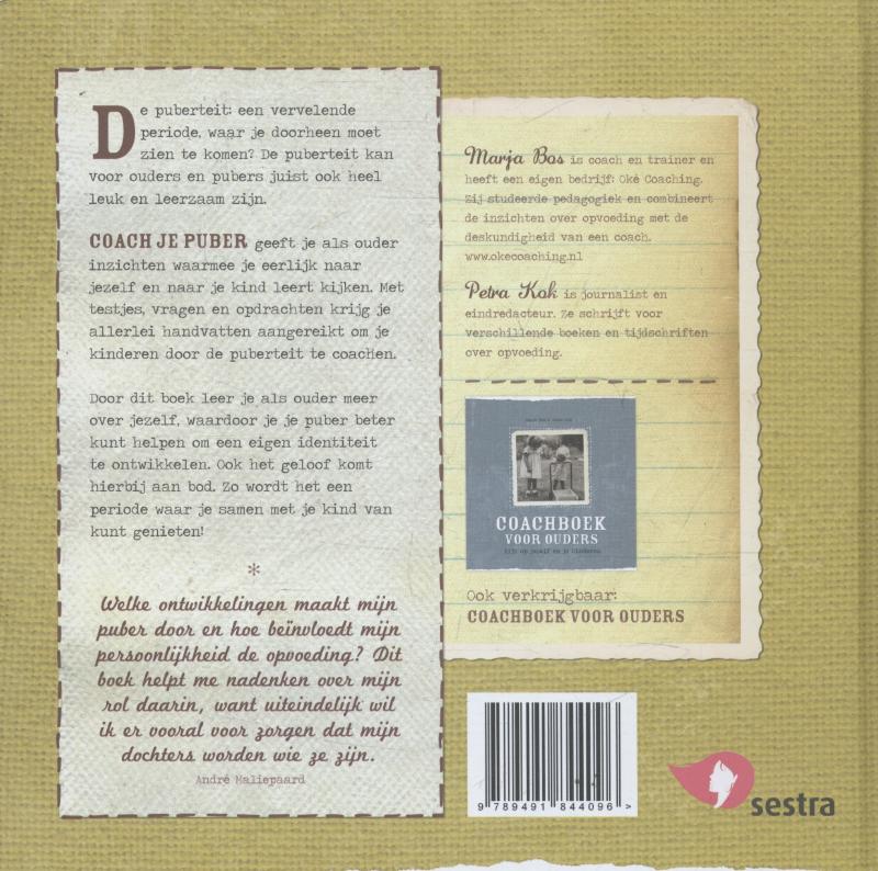 Coach je puber en groei mee! Coach je puber en groei mee! achterkant