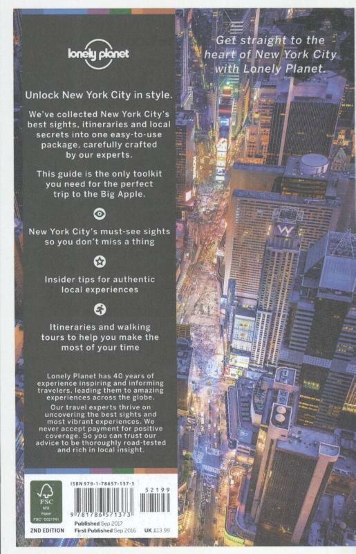 New York City / Lonely Planet's best of guides achterkant