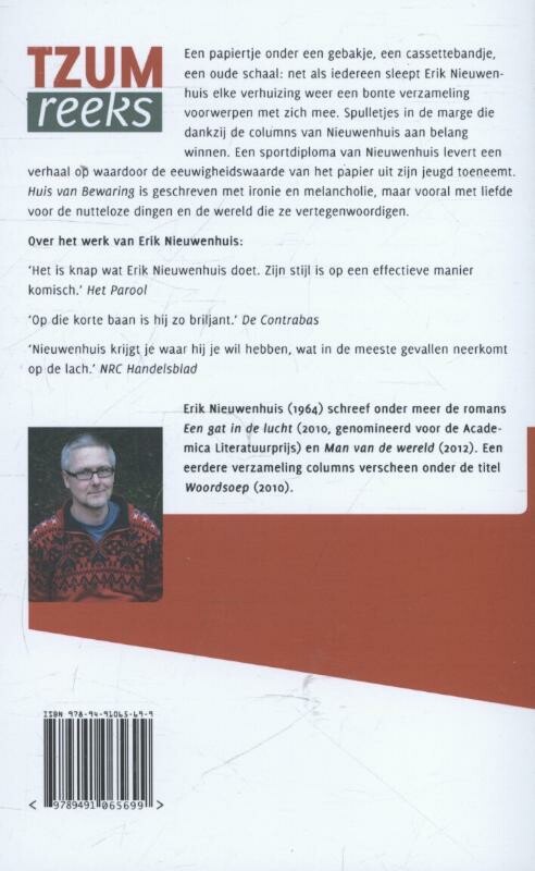 Huis van Bewaring / Tzum-reeks / 2 achterkant