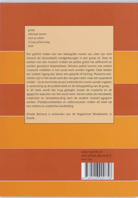 Muzisch-agogische methodiek Muzisch-agogische methodiek achterkant