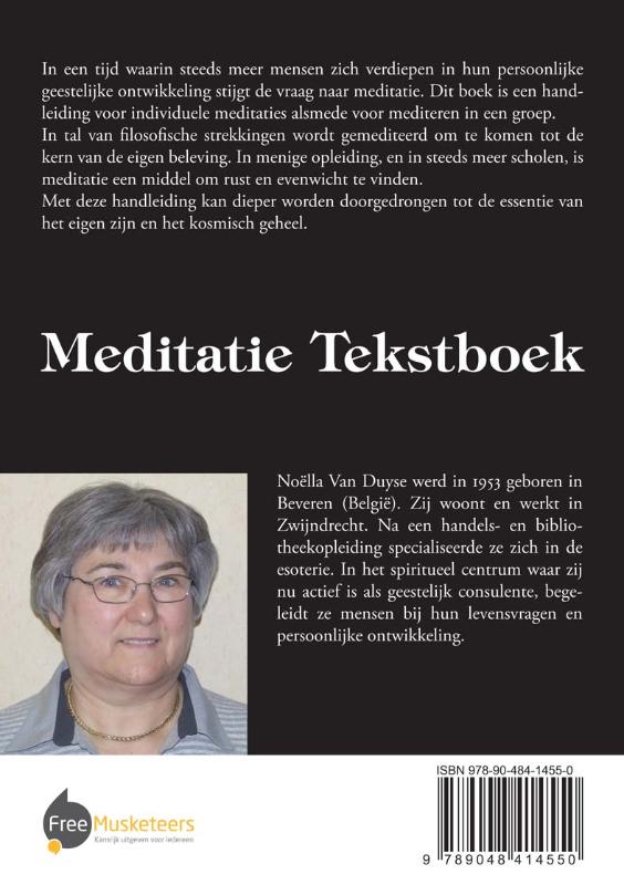 Meditatie Tekstboek achterkant