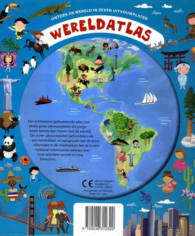Wereldatlas achterkant