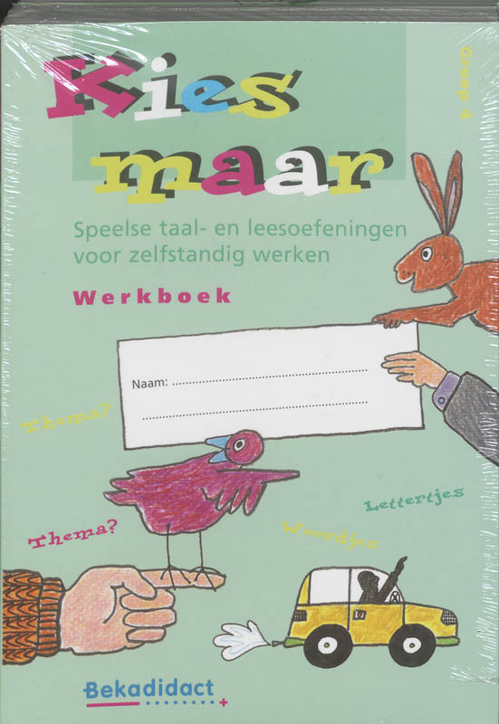 boekenbalie_9789026202643_cover Taalleesland, groep 4 - Kies Maar, Werkboek (5 ex)